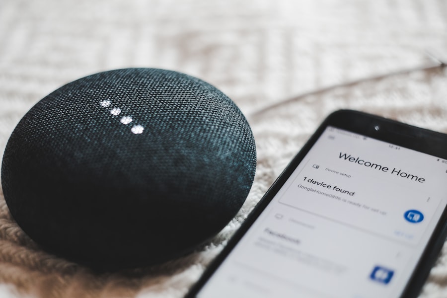 Smart home speaker and connected phone app